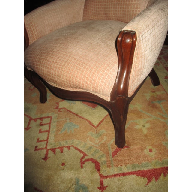 Antique Walnut Renaissance Revival Hand Carved With Ladies Face Parlor Chair For Sale In Columbia, SC - Image 6 of 12