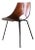 1950s Ray Komai Mahogany and Iron Chair Mid Century Modern Eames Knoll For Sale