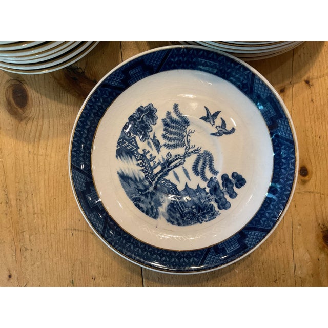 Vintage Nikko Blue Willow Ironstone Tea Set- 27 Pieces For Sale In Dallas - Image 6 of 8