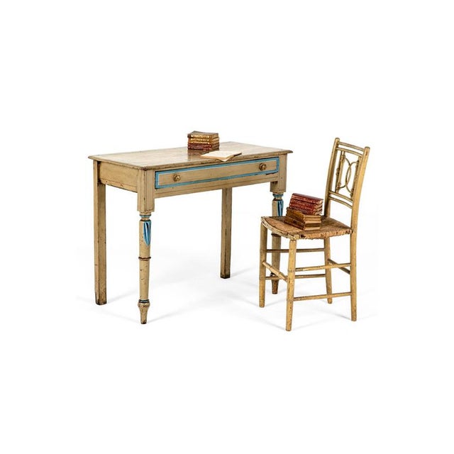 Georgian Side Chair with Rattan Seat For Sale - Image 13 of 14