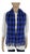 Late 20th Century Polo Ralph Lauren Navy Blue Plaid 100% Wool Scarf For Sale