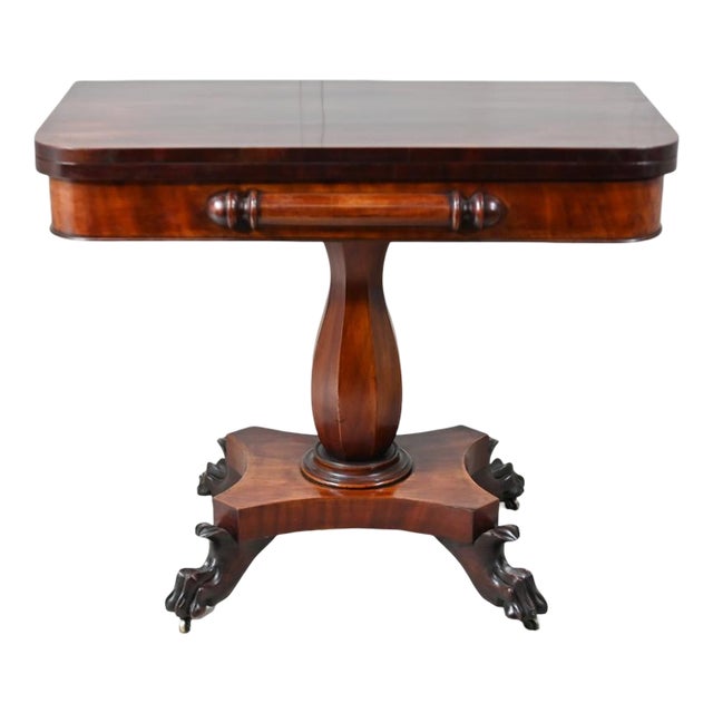 Victorian Game Tables in Mahogany, 1850, Set of 2 For Sale