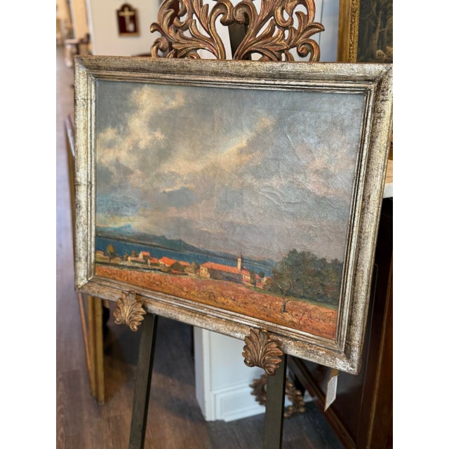Traditional Gregoor Van Puyenbroeck French Riviera Landscape, Porquerolles, 1932 For Sale - Image 3 of 11