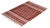 Dahlia Rug, 4x6, Brick Red & White For Sale
