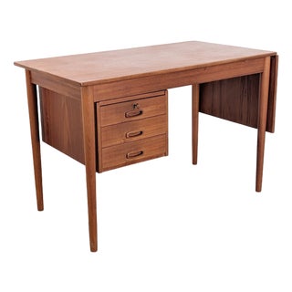 Vintage Teak Desk by Arne Vodder, 1960s For Sale