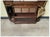 Brown Antique Art Nouveau Wardrobe with Clothes Rack and Chest, 1910 For Sale - Image 8 of 9