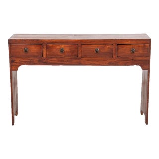 Chinese Elm Console Table For Sale