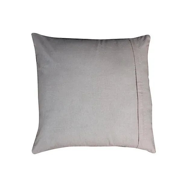 Handwoven Uzbek pillow sham with silk embroidered pattern. Solid back, zipper closure. New custom down-alternative insert...