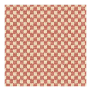 1.25 Yard French Brunschwig & Fils Pinceau Fabric Poppy Upholstery Drapery Orange Cream Ikat Geometric