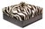 Maitland Smith Zebra Design Decorative Box, Leather, 1980s, Philippines For Sale