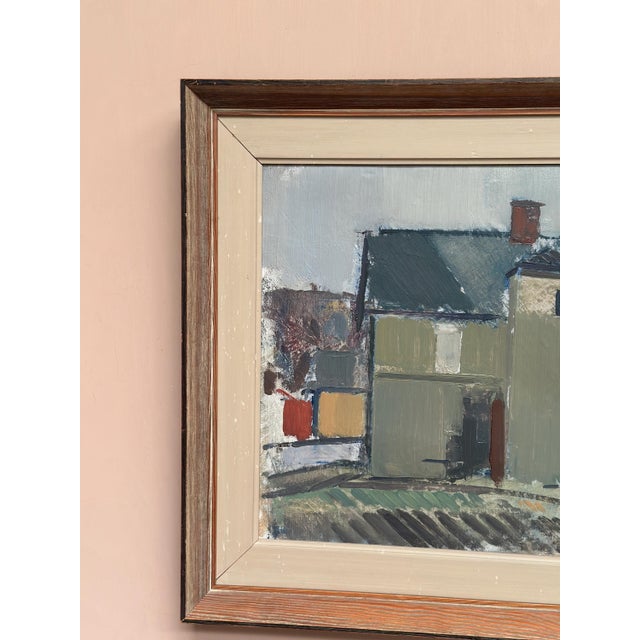 Gustav‑adolf Johansson, Sage House, 1950s, Oil Painting on Canvas, Framed For Sale - Image 10 of 18