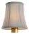 Visual Comfort Signature 4" Mist Silk Soft Empire Shade For Sale