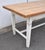 Wood Pine Stretcher Base Farmhouse Table, Circa 1910 For Sale - Image 7 of 12