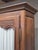 Antique French Provincial Wardrobe With Wire Grills and Interior Blue Curtains For Sale In Denver - Image 6 of 14