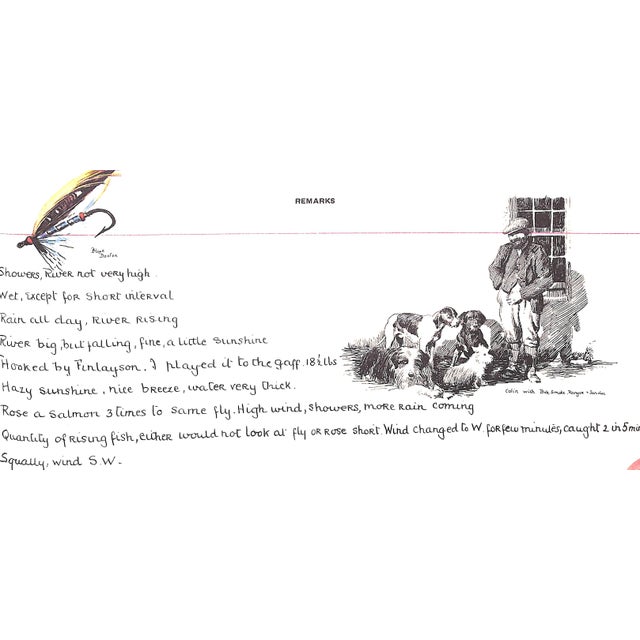 "Muriel Foster's Fishing Diary" 1980 Foster, Muriel For Sale - Image 14 of 16