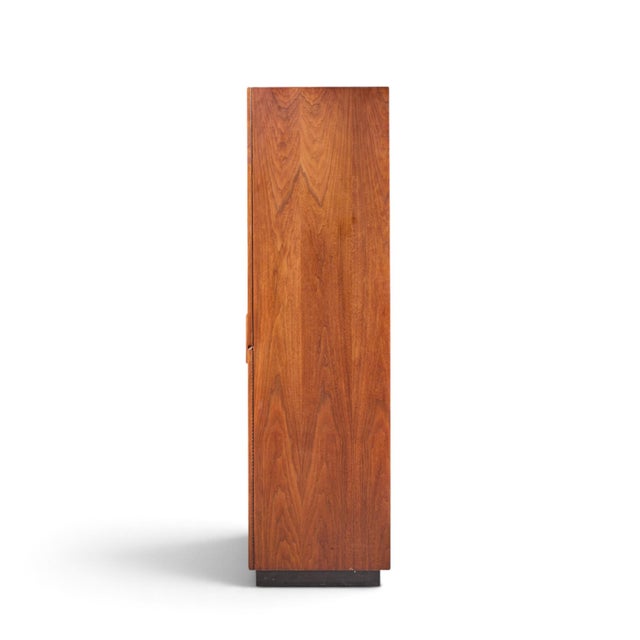 Glenn of California Richard Thompson for Glenn of California Mid Century Walnut Cabinet Armoire For Sale - Image 4 of 6