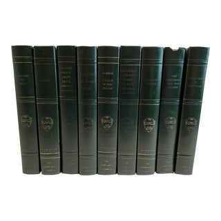 1969 Harvard Classics Leather Bound Books - Set of Nine For Sale