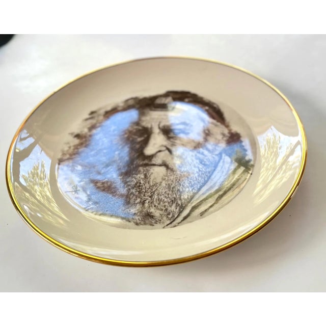 1970s Judaica Vintage Plate – "The Rabbi" by Oscar Harris, Judaic Heritage Society For Sale - Image 5 of 6