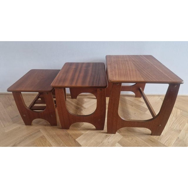 Teak Nesting Tables, Denmark, 1970s, Set of 3 For Sale - Image 18 of 18