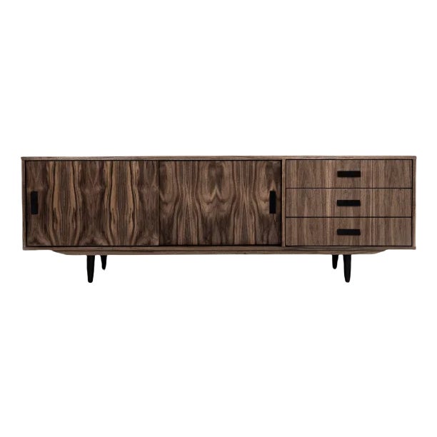 Danish Walnut Sideboard For Sale