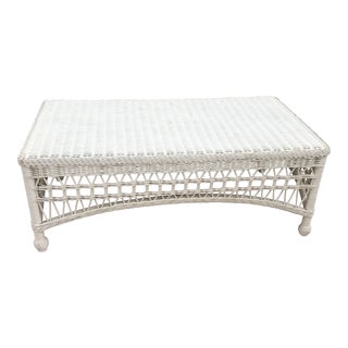 Vintage & Used Wicker Coffee Tables | Chairish