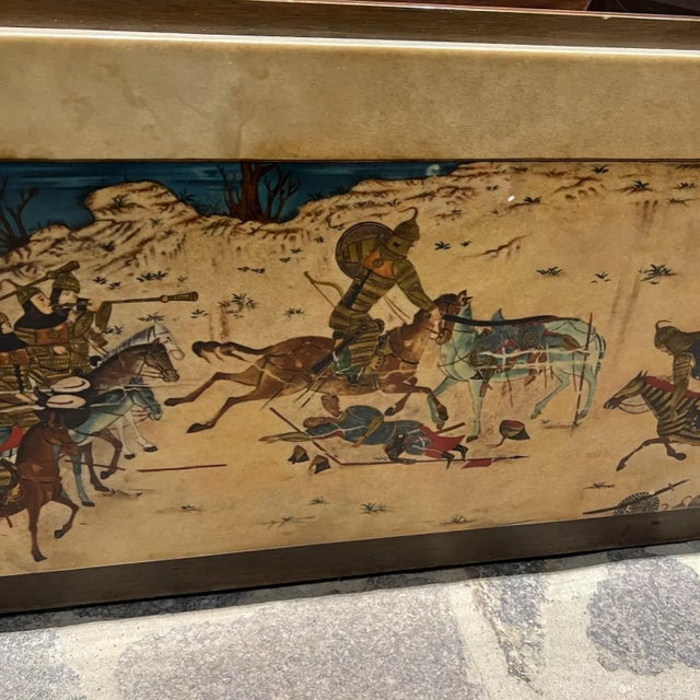 AMBIANIC presents 1980s María Teresa Méndez Art Treasure Chest Trunk Cabinet Coffee Table Mexico City Attributed to María...