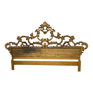 Italian Gilded Headboard For Sale
