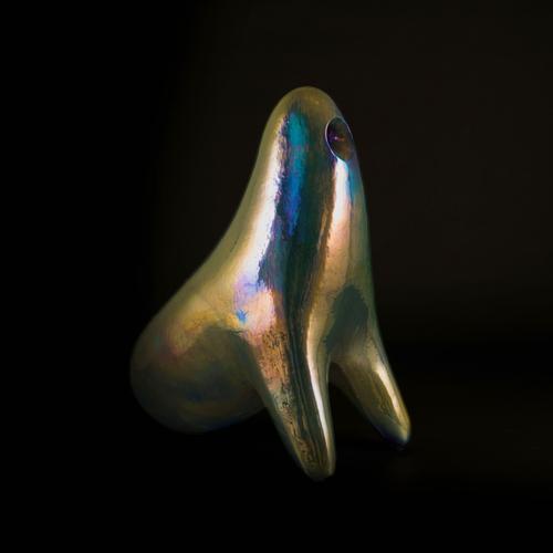 Astrapia Magenta Green of the Neo Habitat Sculptural Object by Caspi Ceramics Nl For Sale - Image 4 of 18