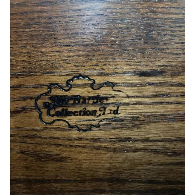 Queen Anne Scalloped Vintage Mahogany Sideboard Buffet For Sale In Chicago - Image 6 of 11