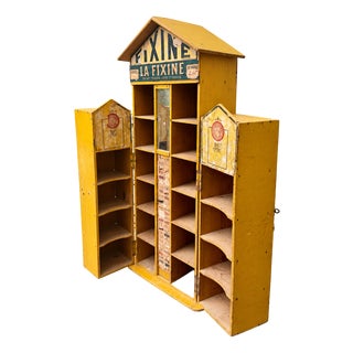 French La Fixine Advertising Shop Display Cabinet, 1920s For Sale