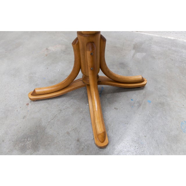 Scandinavian Swivel Office Chair in Bentwood from Thonet, 1960s For Sale - Image 15 of 18