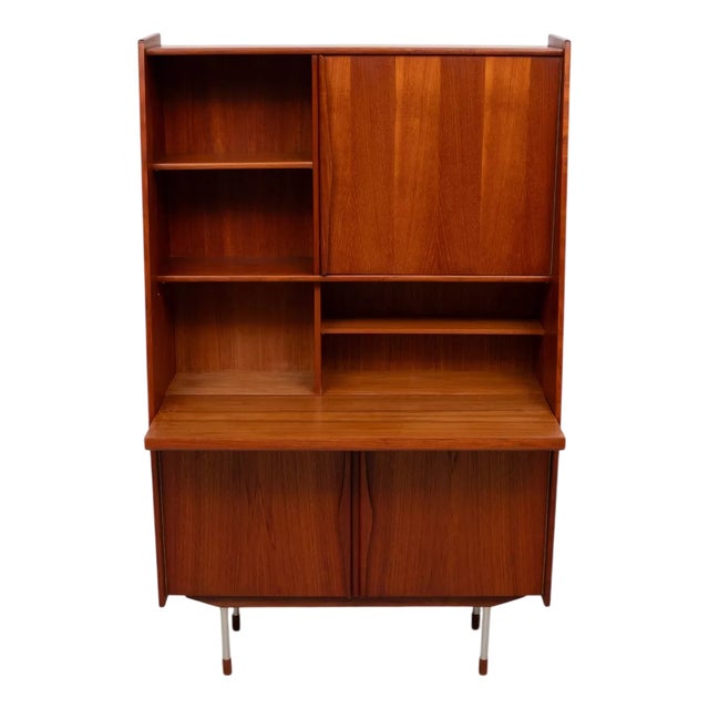 Danish Teak Cabinet with Secretary by Arne Vodder for Sibast, 1960s For Sale