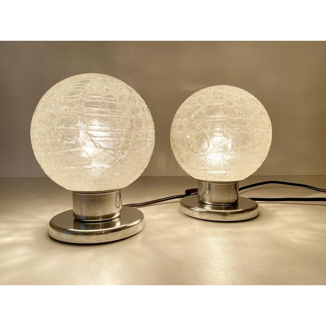 Vintage Space Age Table Lamps from Doria, 1970s, Set of 2 For Sale - Image 6 of 17