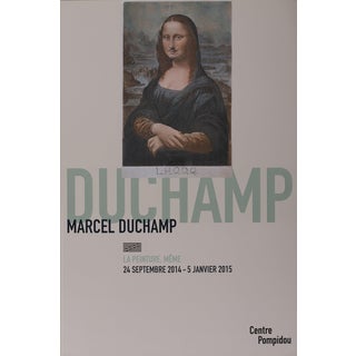 Pompidou Poster attributed to Marcel Duchamp, 2015 For Sale