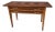 Mid-Century Modern Lane Walnut and Burl Console Table For Sale