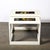 Mid-Century Modern Pair of Documented Off White & Inset Tile Vladimir Kagan Nested Side Tables For Sale - Image 3 of 18