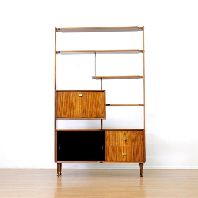 Mid Century Room Divider Bookcase For Sale - Image 4 of 10