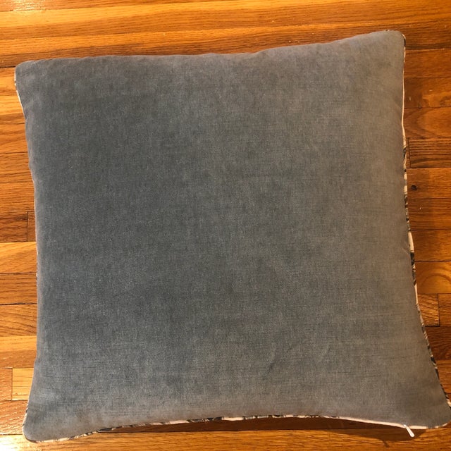 Contemporary Botanical Handcrafted Pillow Cover For Sale - Image 3 of 8