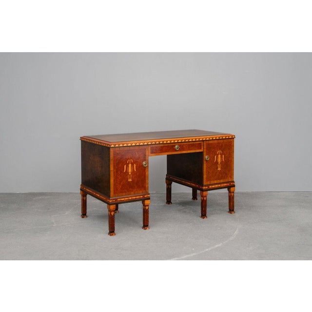 Object: Desk Period & Style: Art Nouveau - first half of the 20th century Features - decorative and functional piece of...
