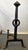 Gothic Early 1900's Addison Mizner Mediterranean/ Spanish Colonial Revival Hand Forged Wrought Iron Andirons - A Pair For Sale - Image 3 of 18