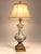 Vintage Neoclassical Cherub Glass Table Lamp For Sale - Image 4 of 6