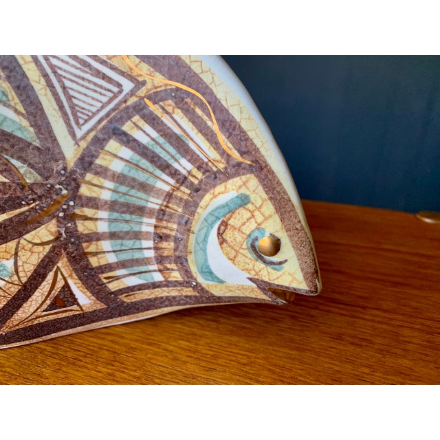 Sascha Brastoff Ceramic Fish For Sale - Image 4 of 9