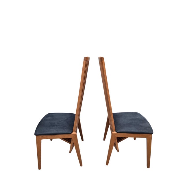 Vintage Italian Antonio Sibau "California" Side Chairs - 4 For Sale - Image 11 of 11