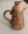 Ceramic Mid-Century Folk Art Ceramic Faux Bois Tree Trunk Pitcher With Bird Finial For Sale - Image 7 of 10