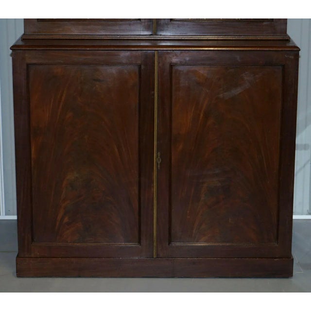 Antique Hardwood and Pierced Bronzed Bookcase, 1800s For Sale - Image 5 of 12
