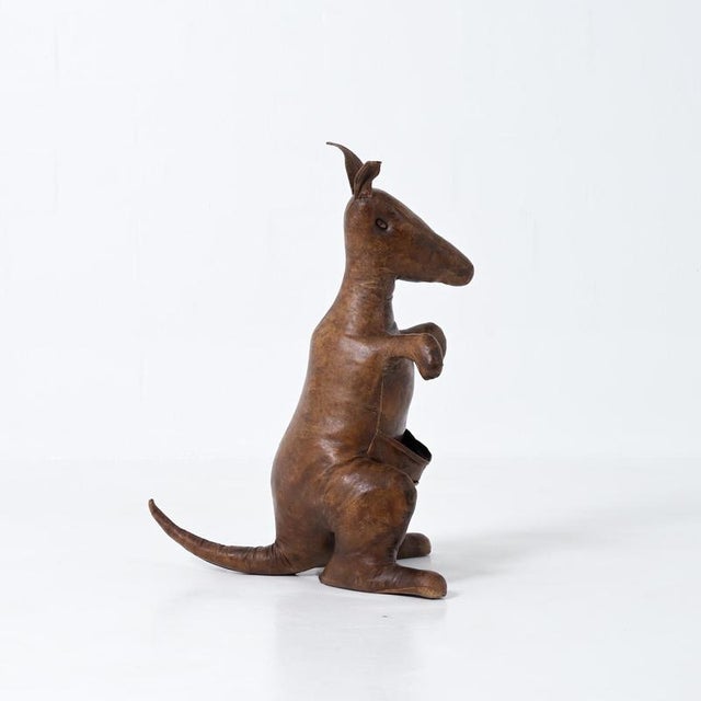 Leather Magazine Holder by Dimitri Omersa for Abercrombie & Fitch, 1960s For Sale - Image 10 of 18