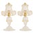 Murano Glass Table Lamps in Crystal Color Line Straight & Gold Leaf, Italy, 2000s, Set of 2 For Sale - Image 17 of 17