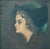 Mid 20th Century Vintage Lady in Hat Oil Painting For Sale - Image 5 of 13