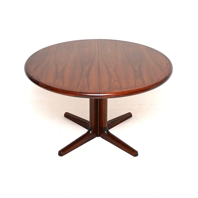 Mid-Century Modern Vintage Danish Extending Dining Table from Dyrlund, 1960s For Sale - Image 3 of 10
