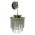 Glass Rod And Lucite Pendant Chandelier For Sale